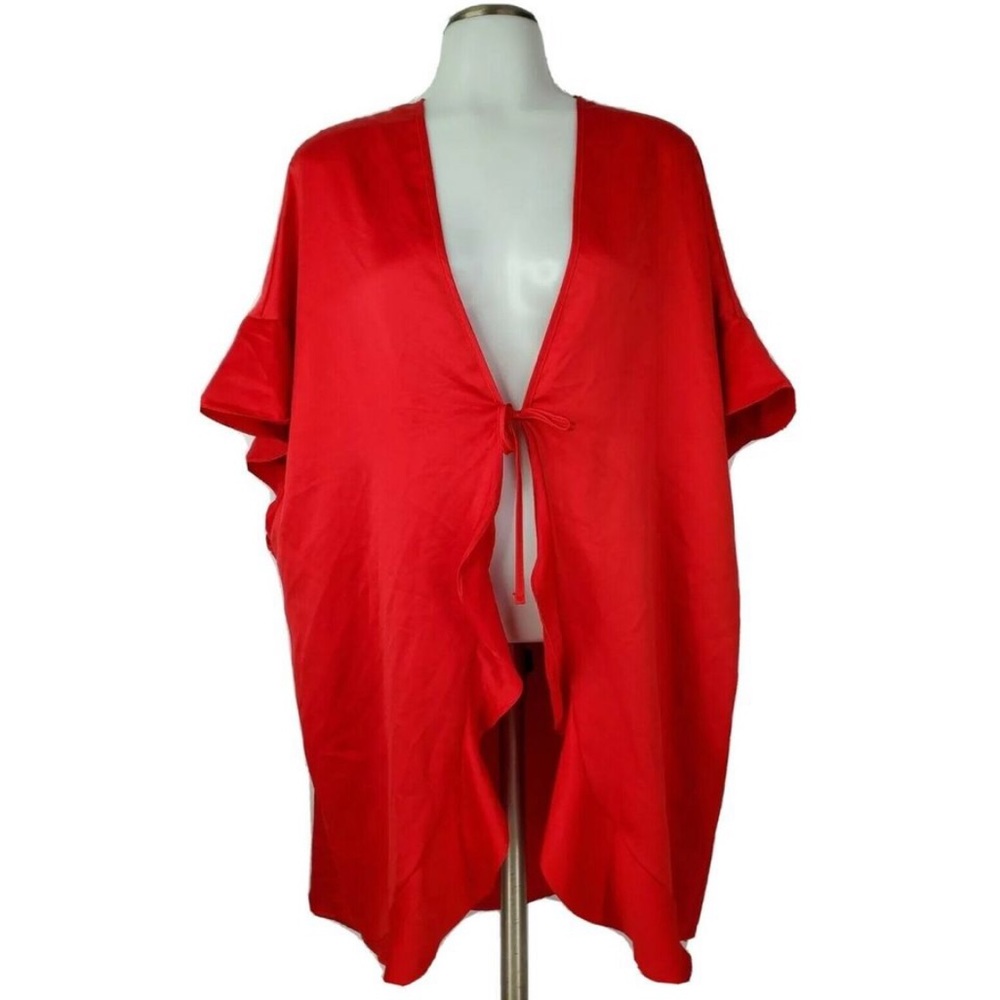 Victoria Secret Satin Red “LOVE” Robe - Picture 2 of 12